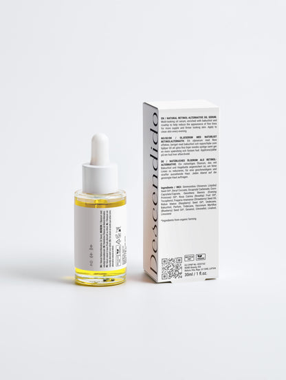 Natural retinol alternative oil serum